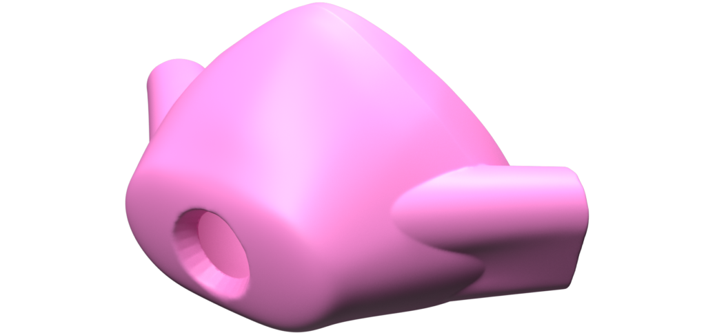 Modelo 3D de Capucha Nasal