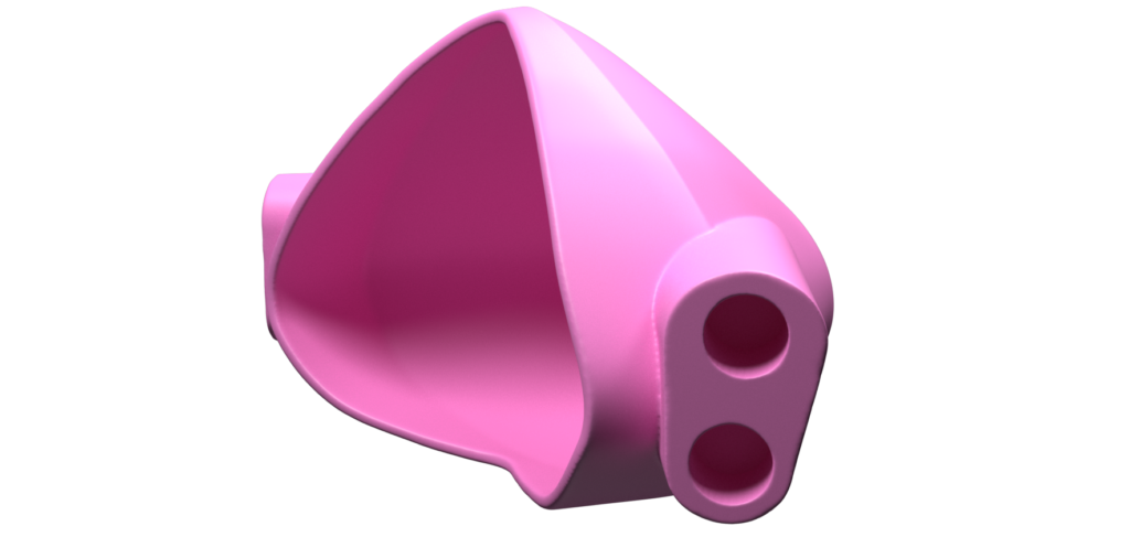 Modelo 3D de Capucha Nasal