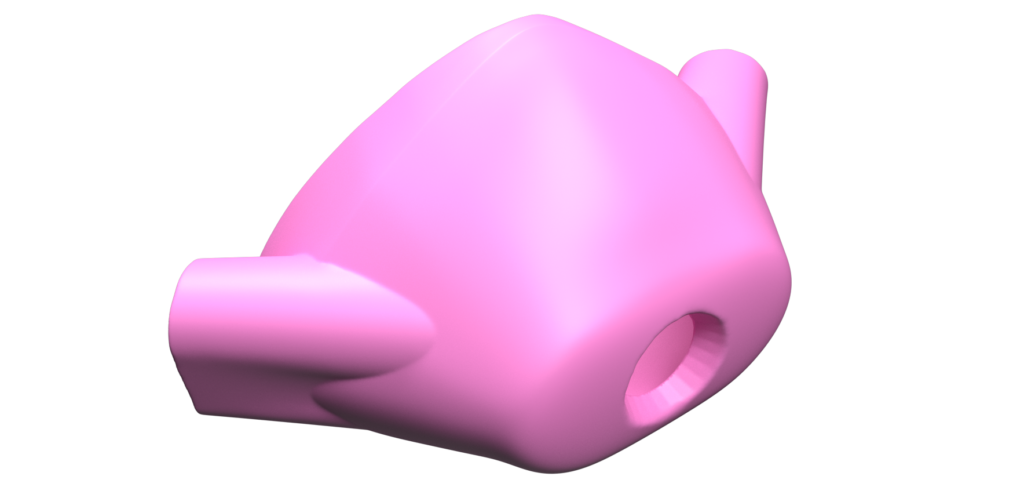 Modelo 3D de Capucha Nasal