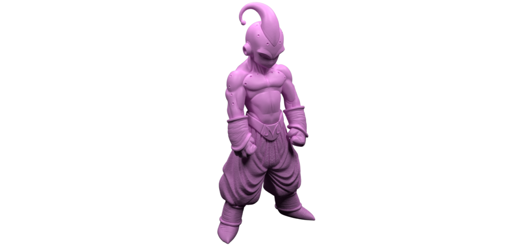 Diseño 3d de Majin Boo