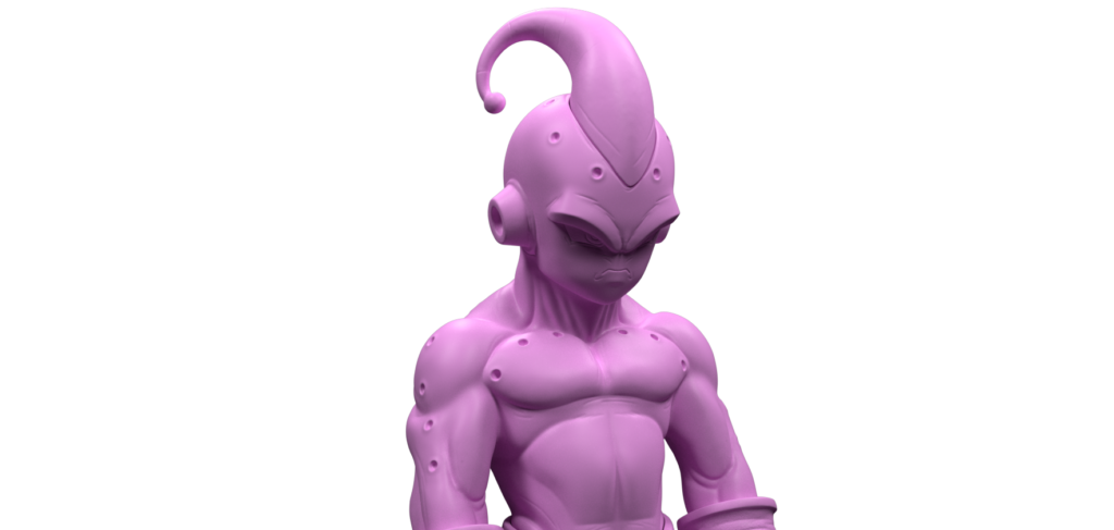 Diseño 3d de Majin Boo