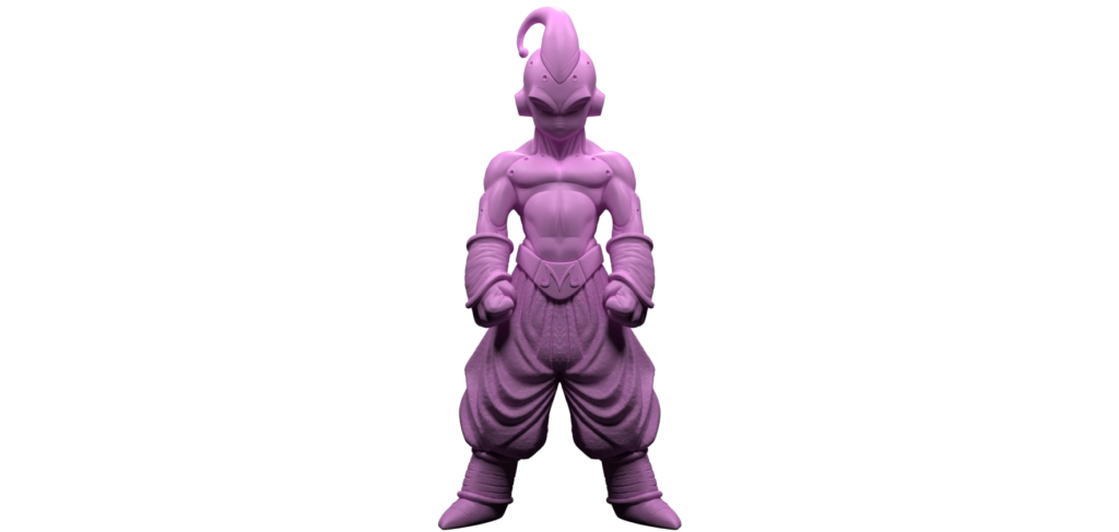 Diseño 3d de Majin Boo