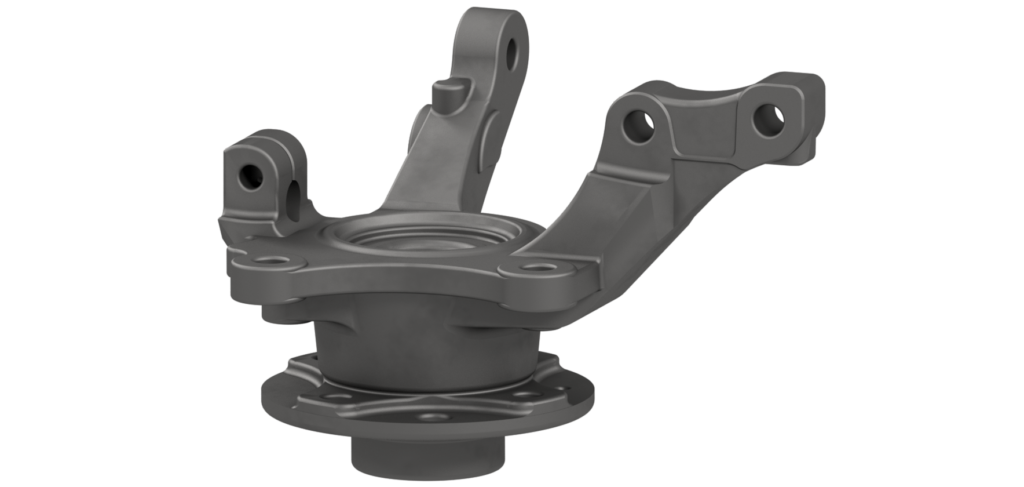 Modelado 3d de Mangueta de Dirección