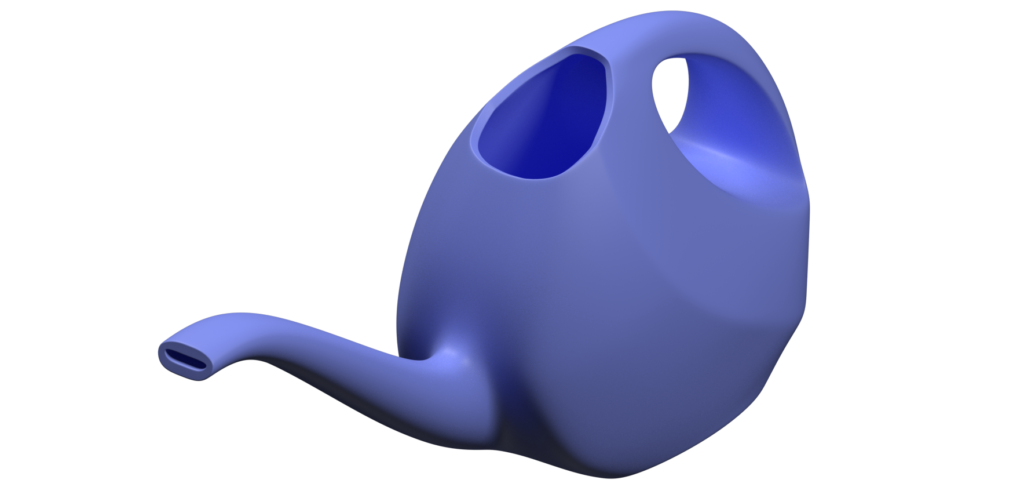 Diseño 3d de Regadera de jardinería