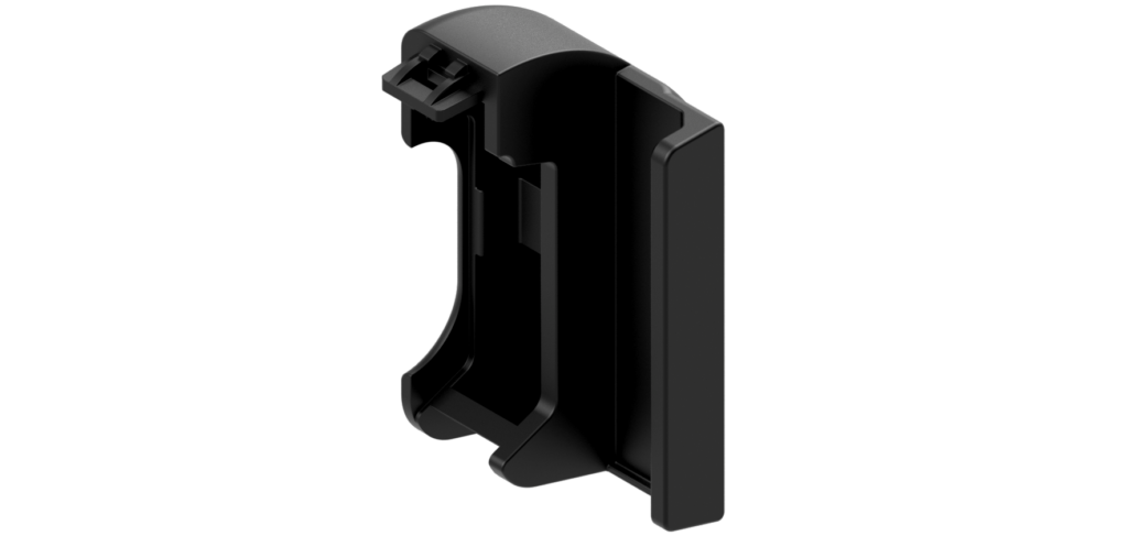 Modelado 3d de soporte de pantalla trasera de auto