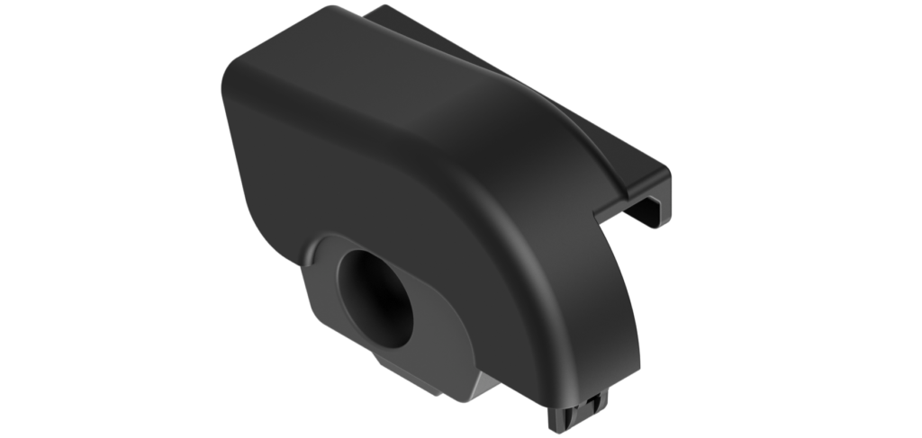 Modelado 3d de soporte de pantalla trasera de auto